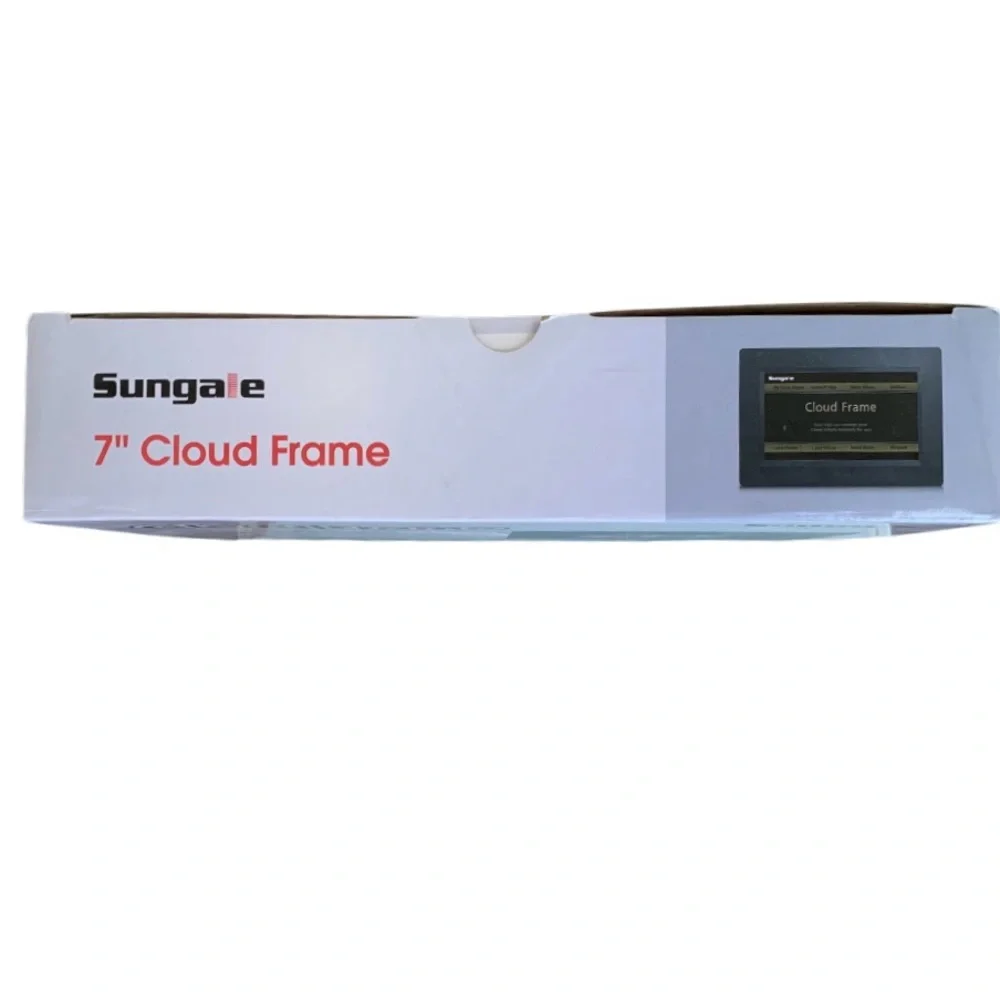 SUNGALE Cloud Digital Picture Frame 7″ IPS Touchscreen WiFi Multimedia NIB